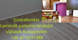 Szobafestest Laminalt Parketta Lerakast Vallalok Budapesten 36 20 5591388 1 300x157