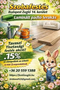 Szobafestés Budapest Zugló 14.kerület Laminált padló lerakás